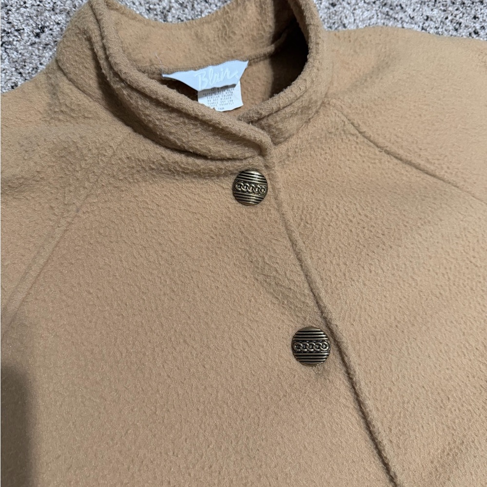 Vintage Blair Women's Camel Teddy Jacket - Picture 2 of 7